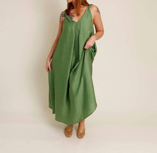 Frnch - Lauria Twist Strap Textured Maxi Dress
