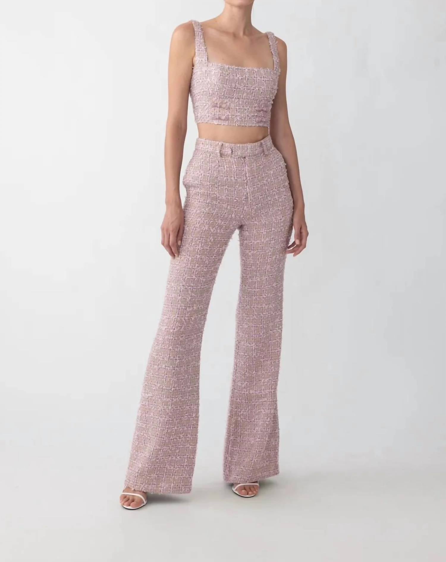 Sau Lee - Asha Tweed Pants