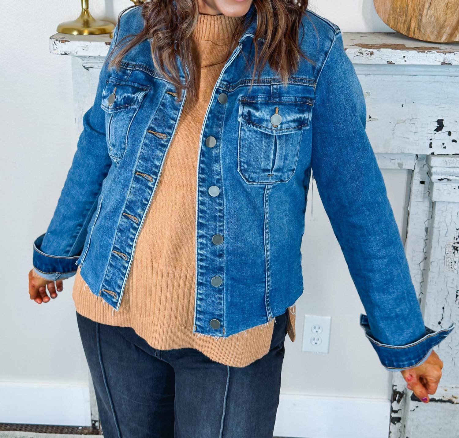 Kut From The Kloth - Shaya Crop Denim Jacket