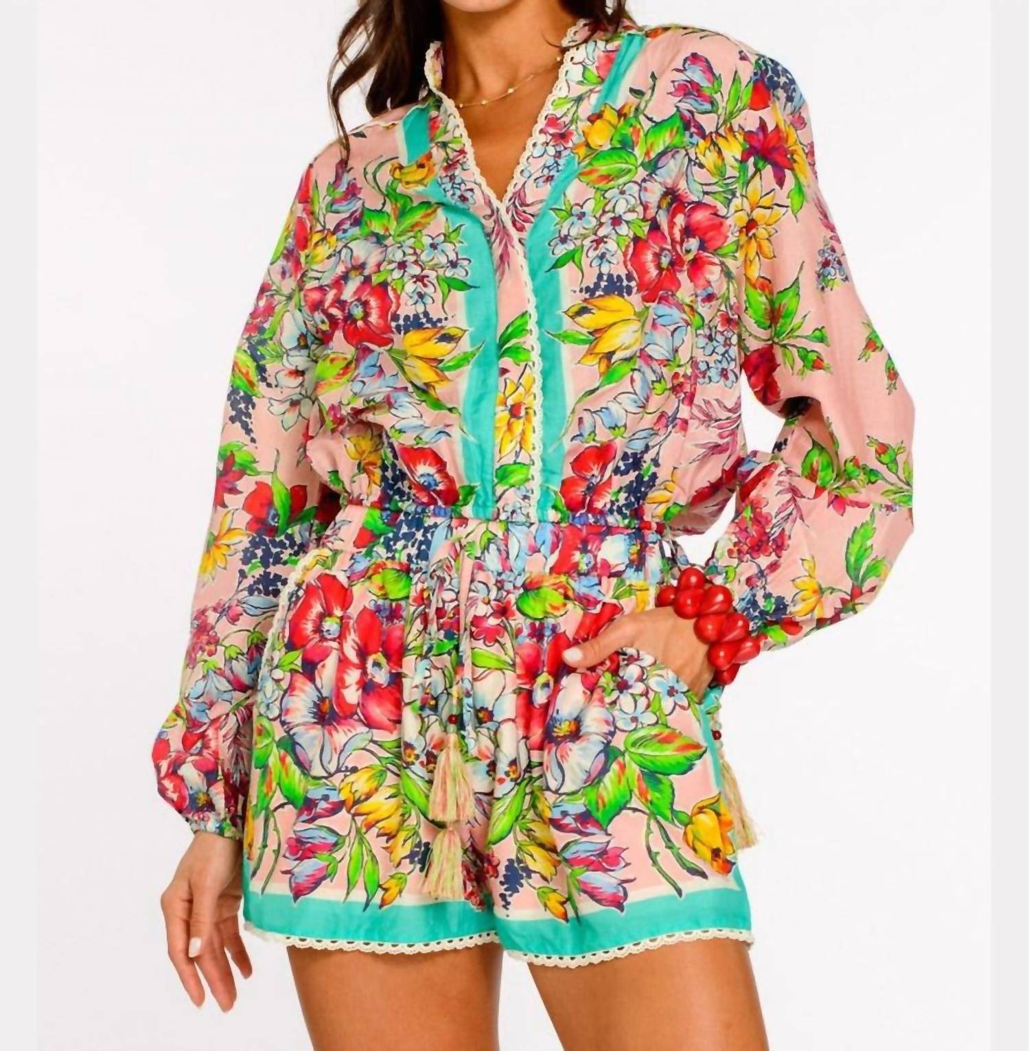 Elizabeth James The Label - Emmett Balloon Sleeves Top
