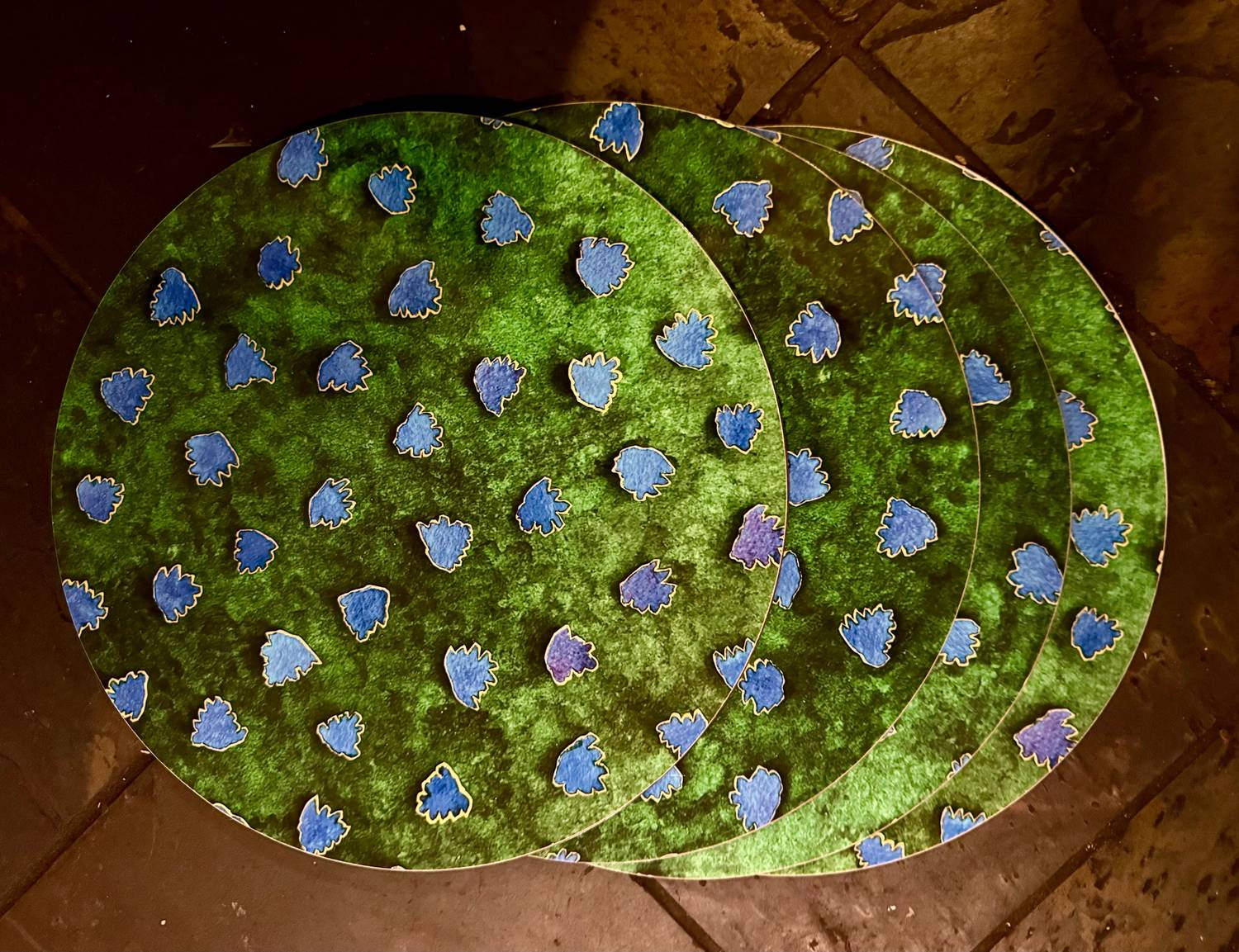 Nina D - Round Cork Back Placemats