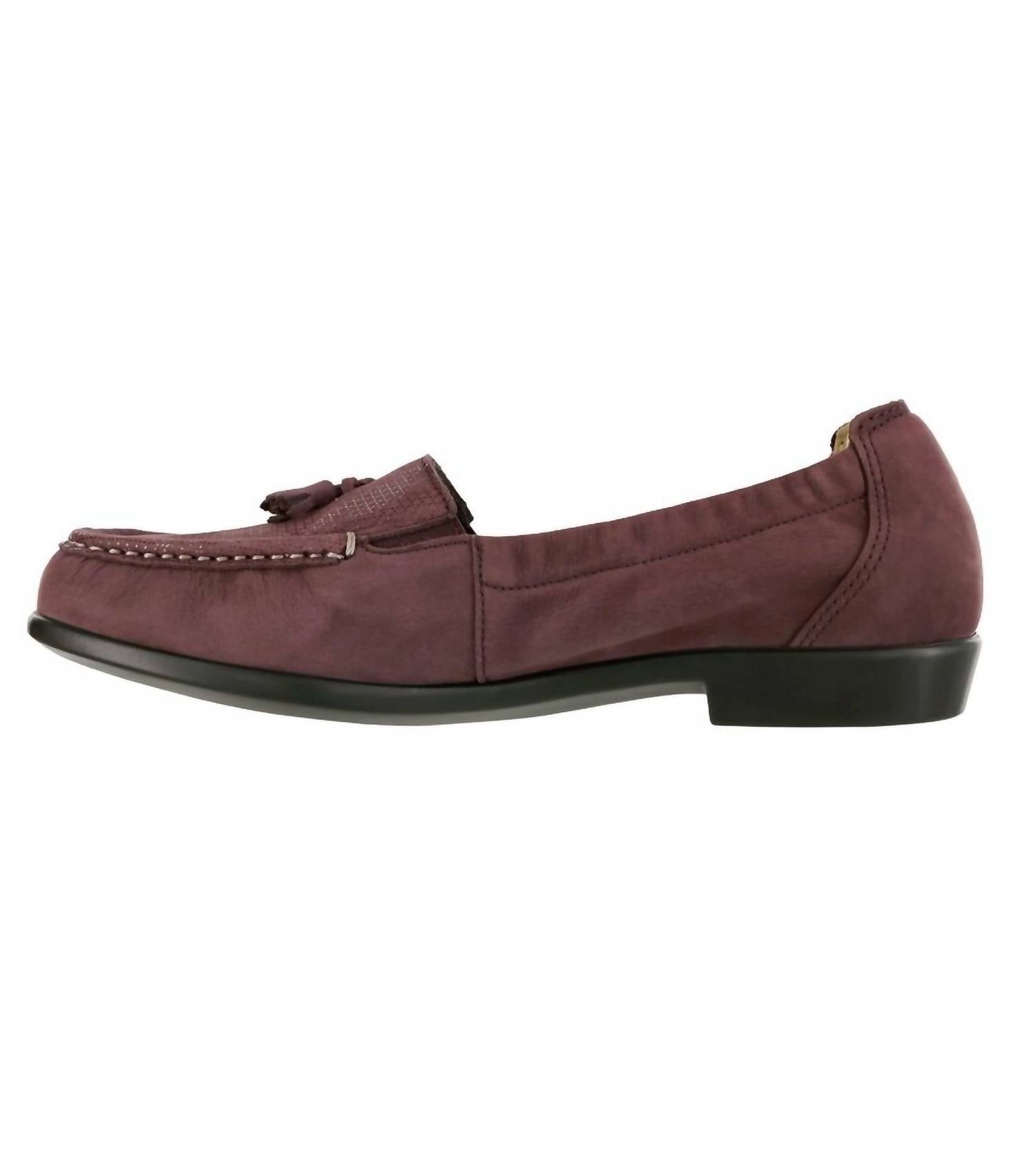 SAS Women's Hope Slip On Loafer in webster wine 1 - women's flats - alternate view