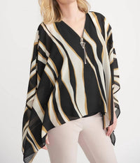 Waves Zipper Top