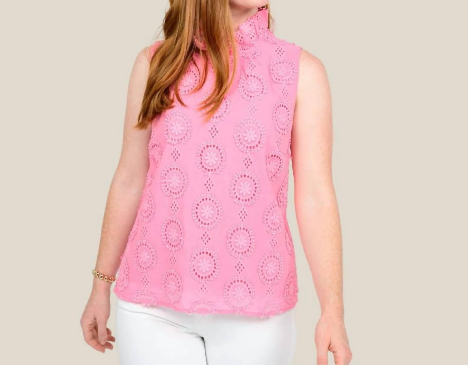 Ivy Jane - Eyelet Floral Top