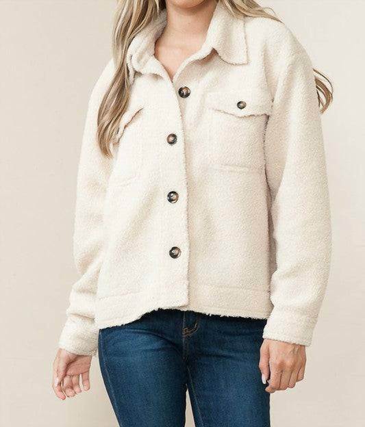 Reborn J - Teddy Faux Sherpa Jacket