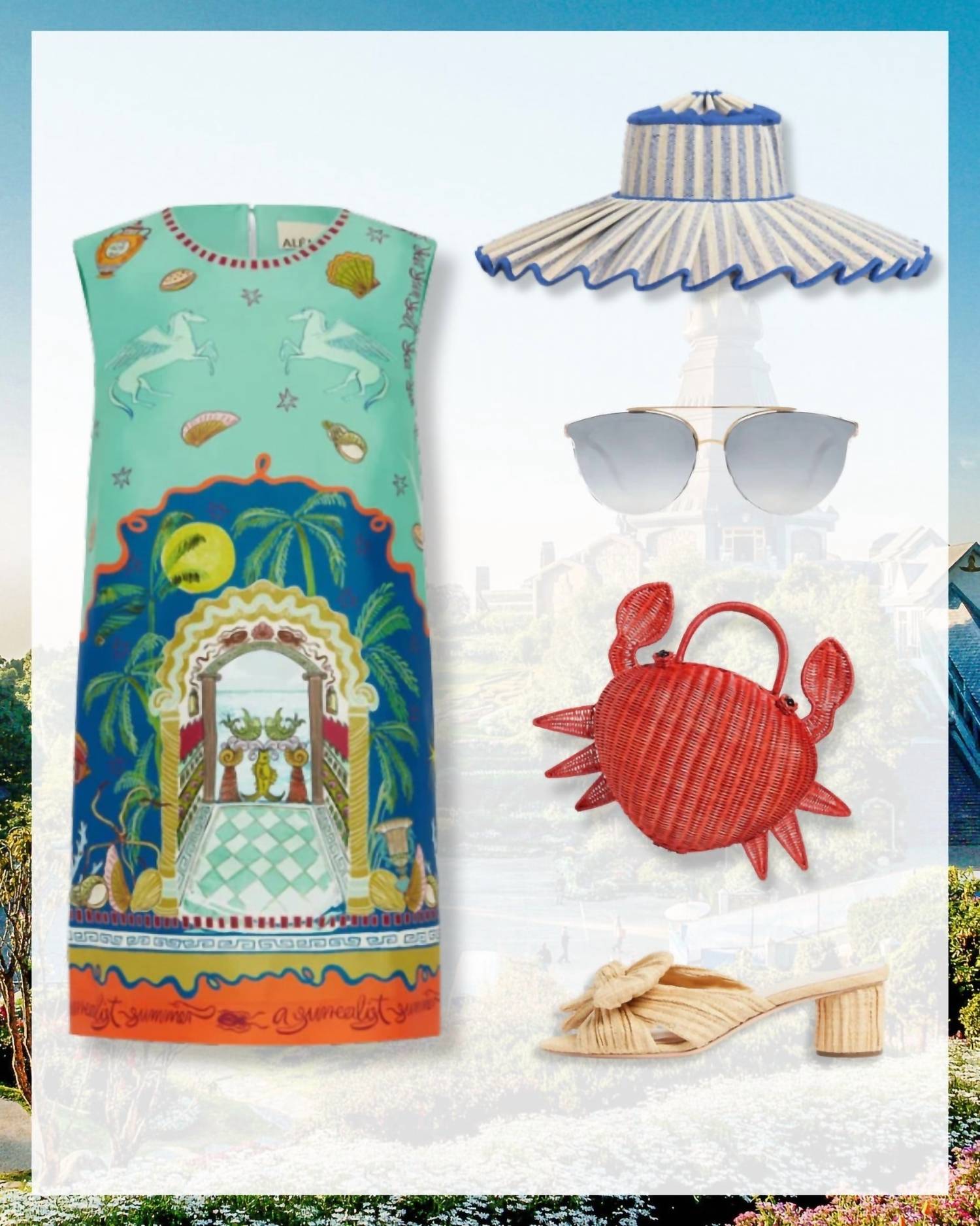 Alemais - Surrealist Summer Mini Dress
