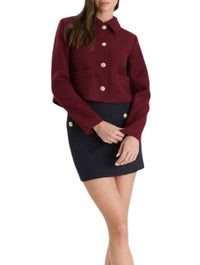 The Workshop Studio - Button Down Solid Tweed Jacket