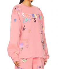 The Mayfair Group - Scream Colour Somebody Loves You Crew Neck Sweatshirt