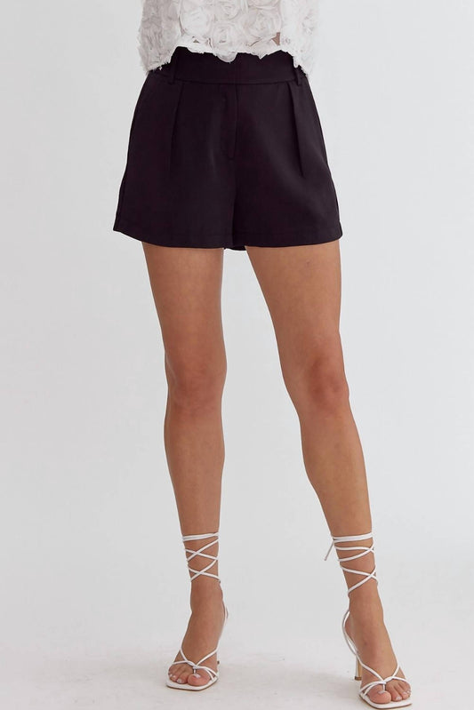 Entro - High Waisted Shorts