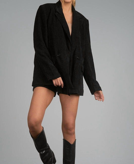 Cassie Oversized Corduroy Blazer