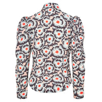 Loom London - Clara Pleat Shoulder Flower Print Shirt