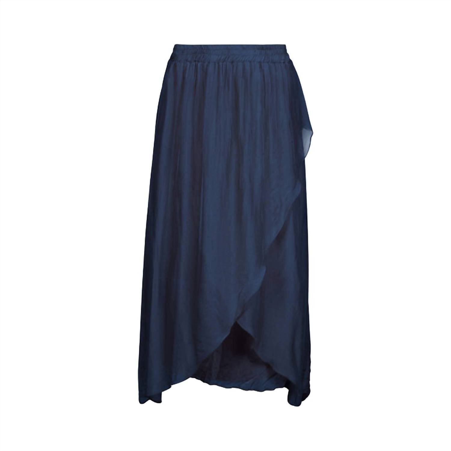 M Made In Italy - Women's Long Silk Skirt