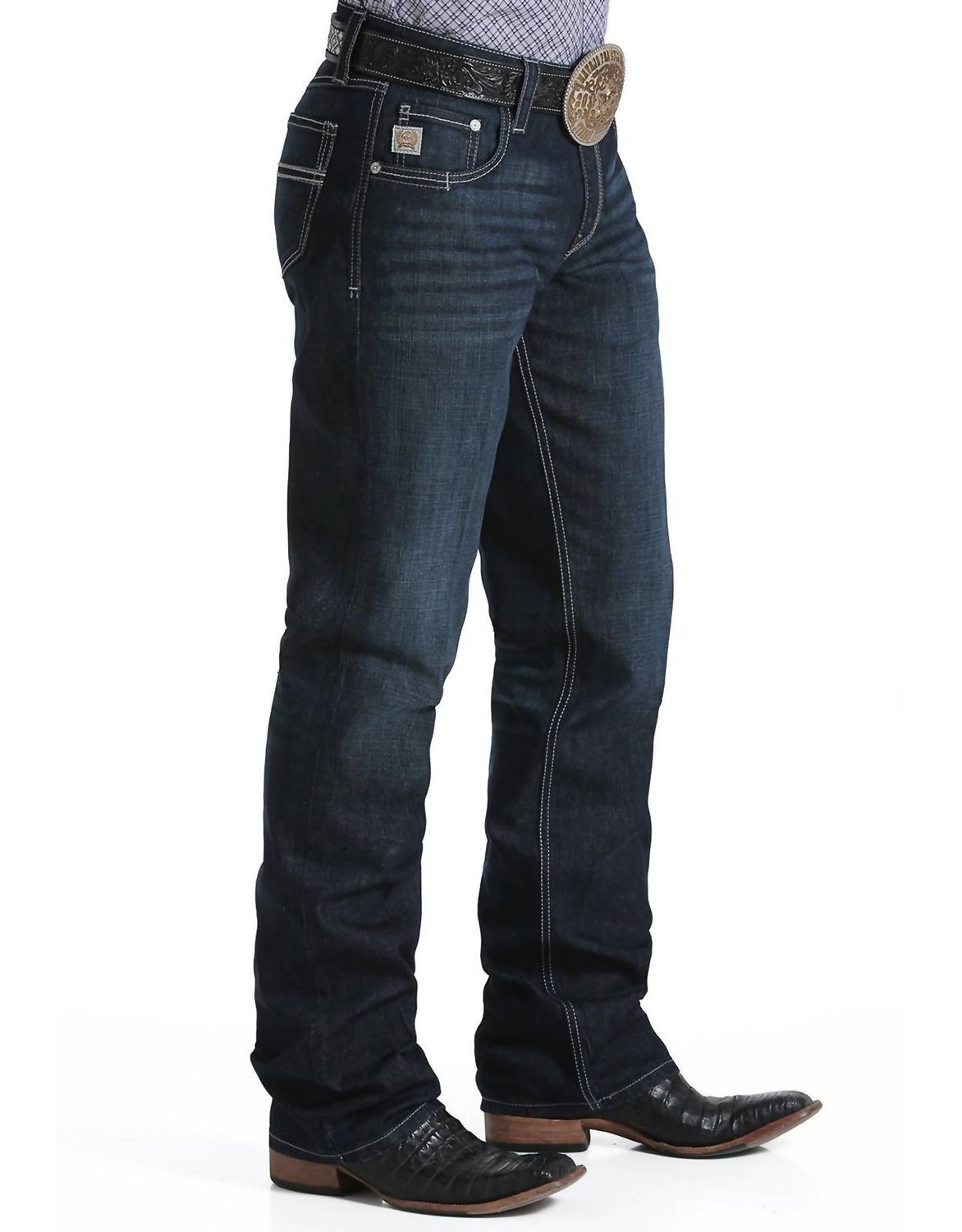Cinch - Men's Performance Mid Rise Relaxed Fit Boot Cut Jeans