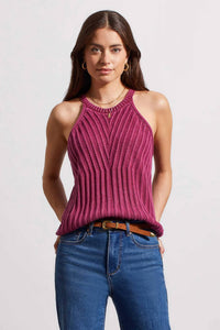 Tribal - Patia Halter Sweater Tank Top