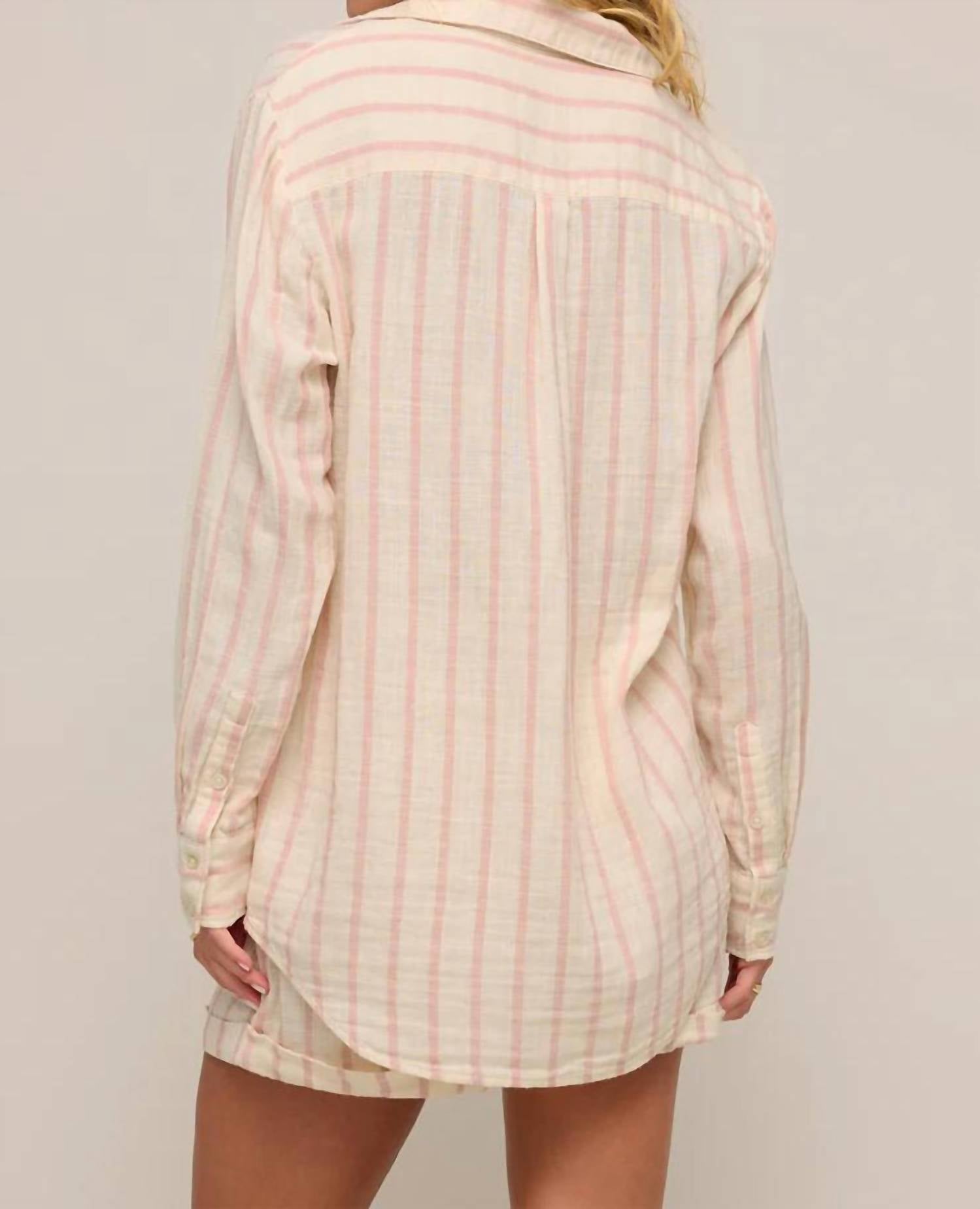 Z Supply - SATURDAY STRIPE GAUZE SHIRT