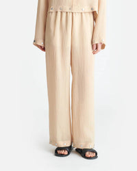 Nanushka - Straight Leg Trousers With Elastic Waist