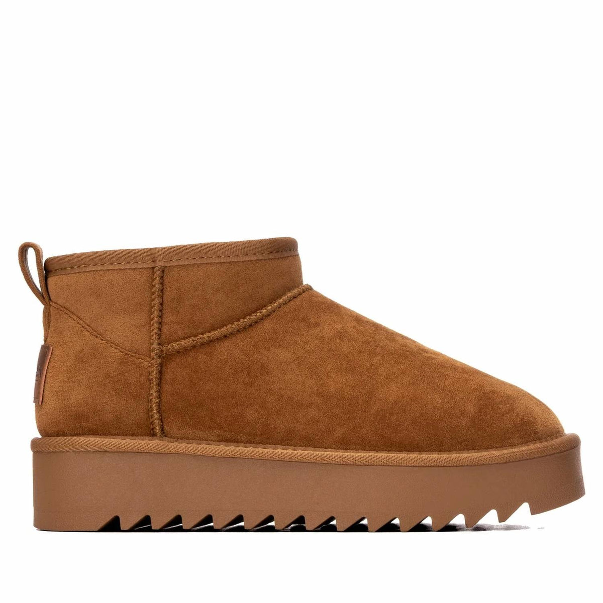 Refresh - Women's Casual Platform Suede Ankle Booties