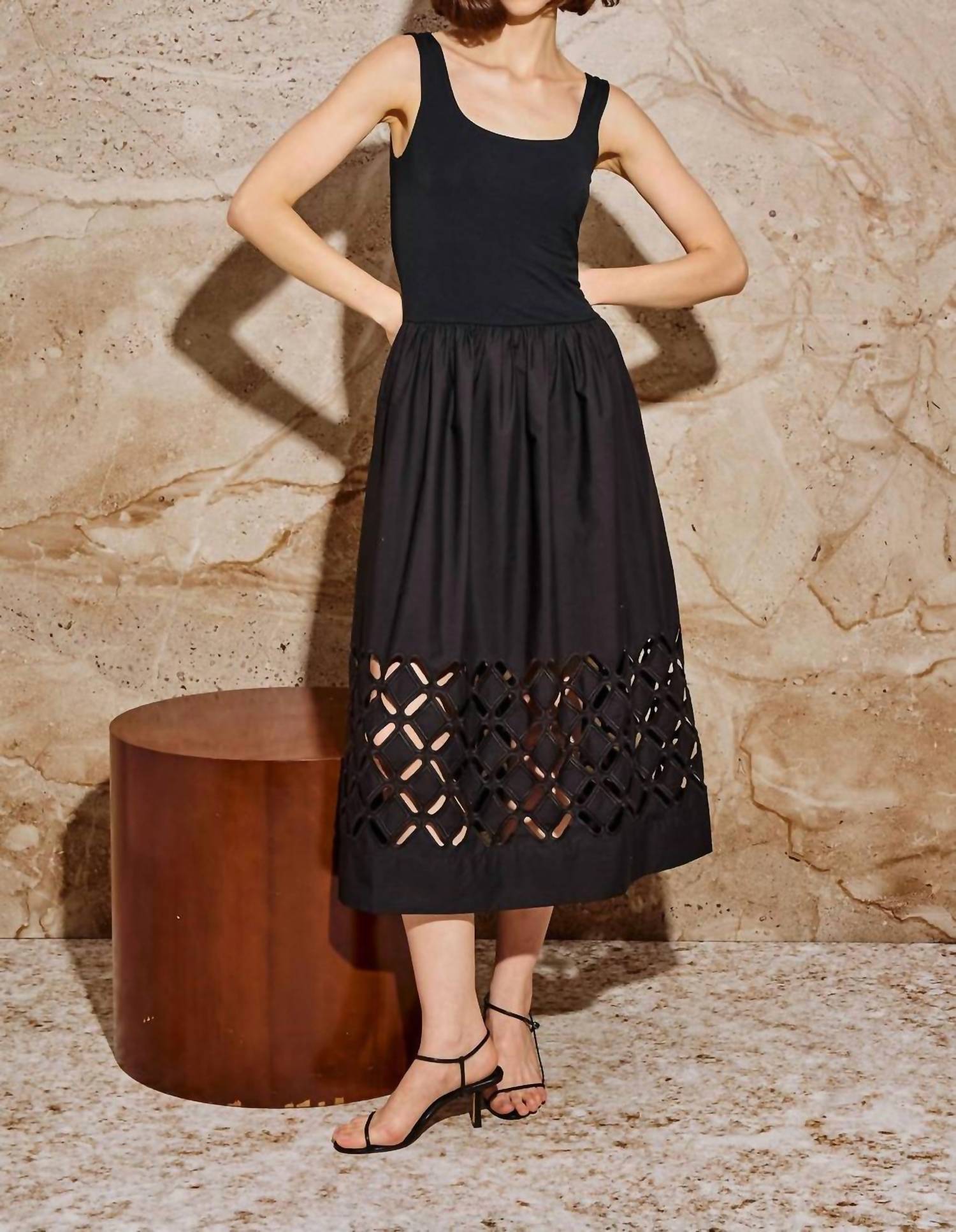 Rails - Nadya Scoop Neck Midi Dress