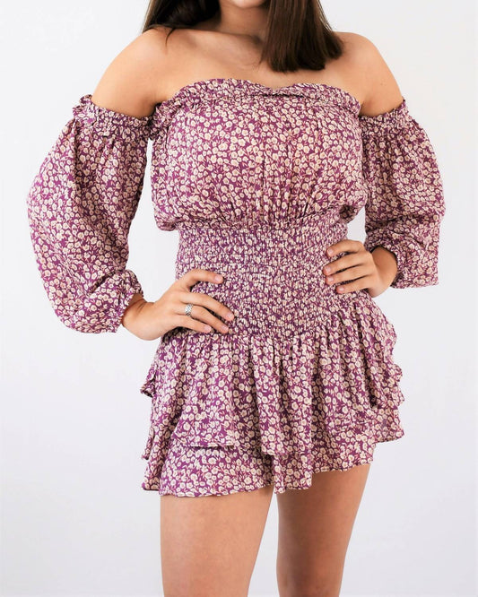 Skylar + Madison - Full Bloom Smocked Romper