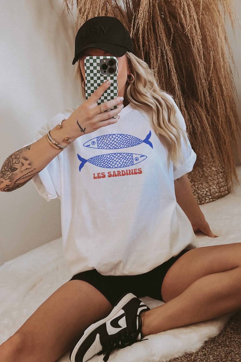 Good American - Good Day Street Les Sardines Oversized Tee