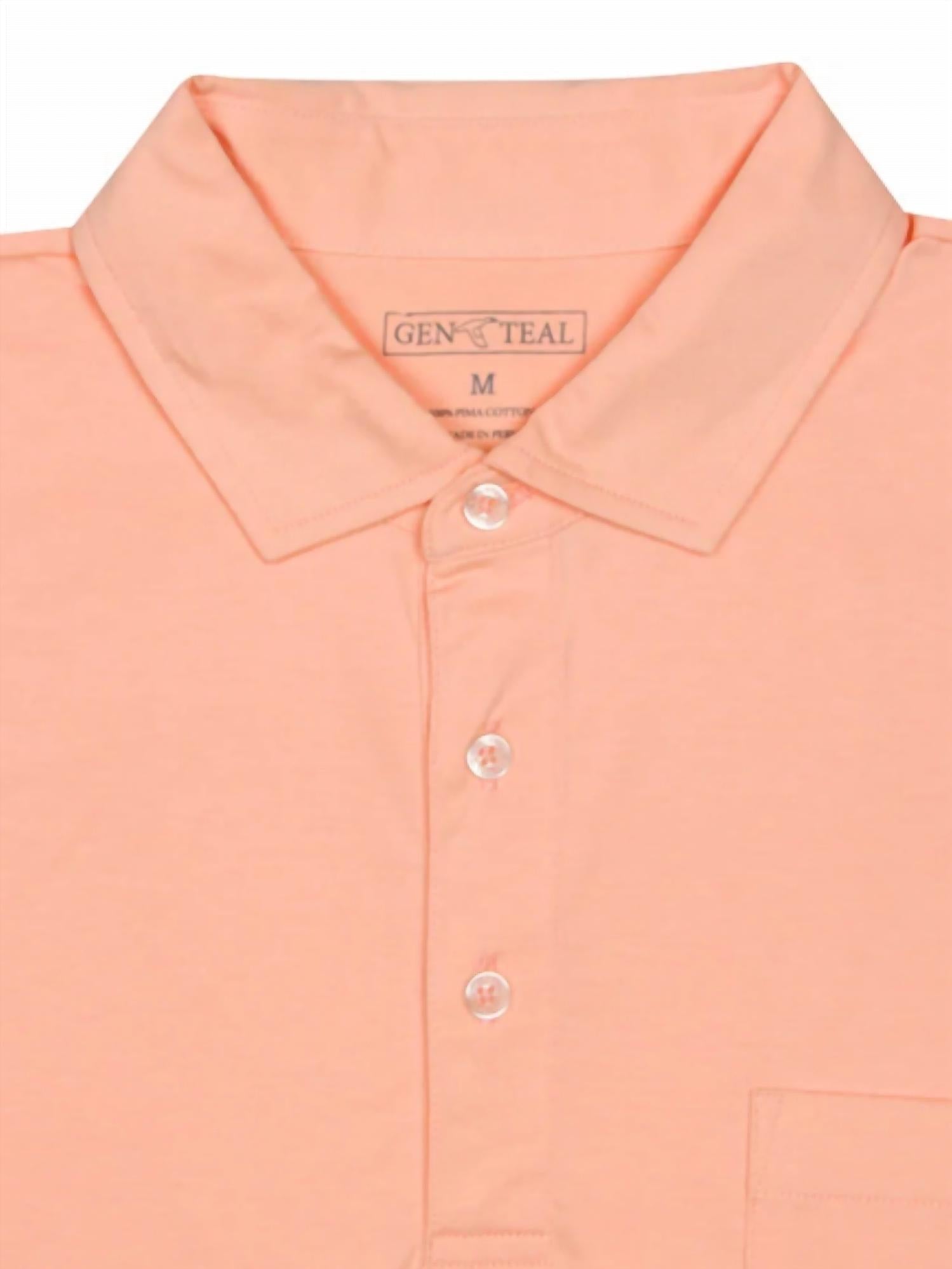 Genteal - Men's Easton Pima Cotton Polo