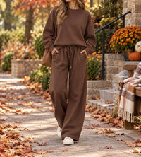 Zenana - Scuba Wide Leg Pants