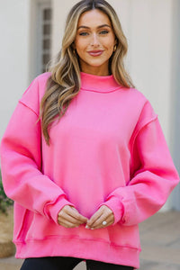 Bucketlist - Mock Neck Cozy Sweatshirt