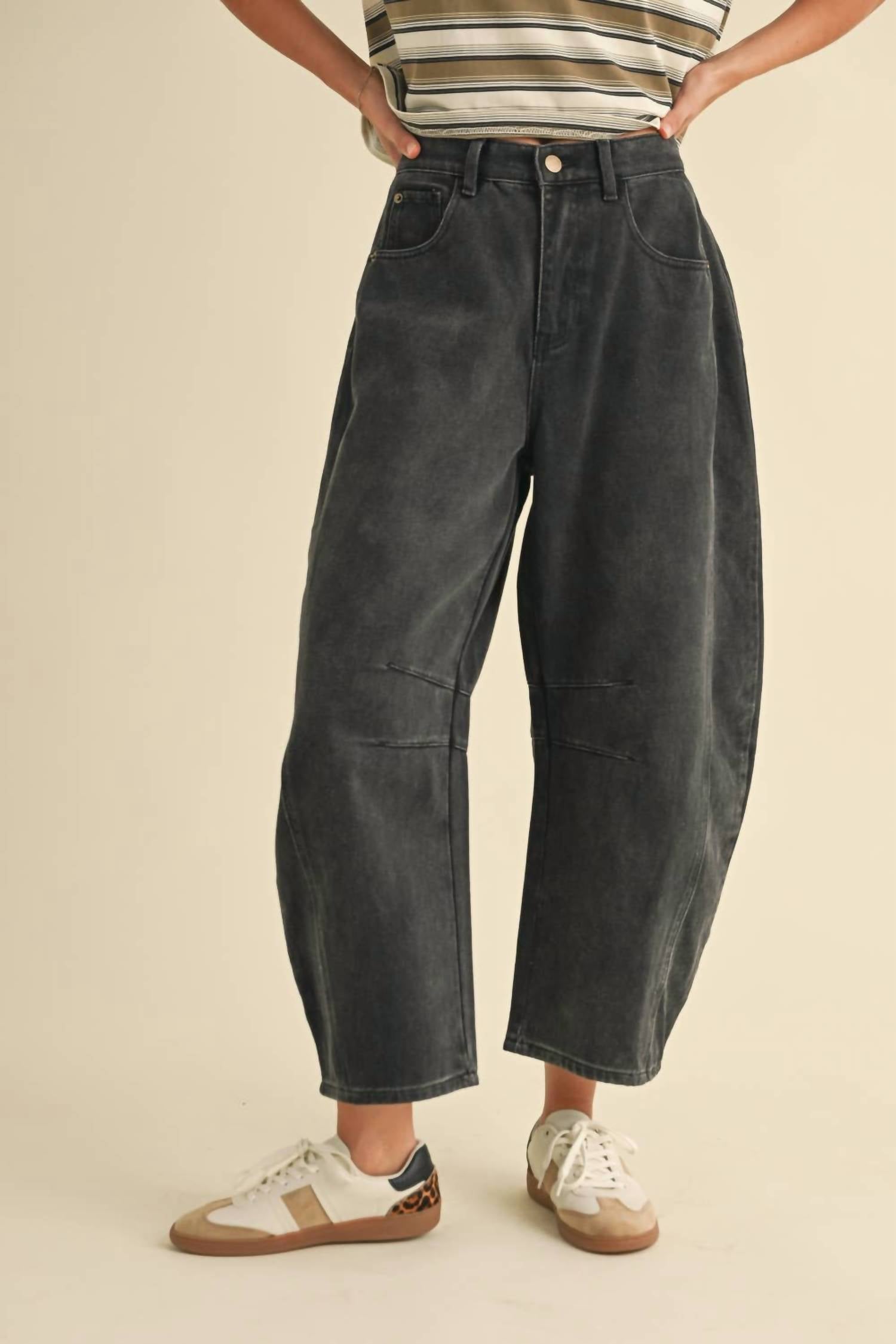 Miou Muse - Barrel Cotton Pants