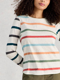 White Stuff - Clara Long Sleeve Stripe Tee