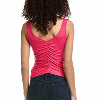 Project Social T - Carilano Ruched Rib Tank Top