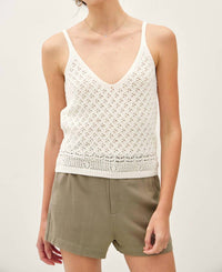 Be Cool - Brynne Knit V-neck Tank Top