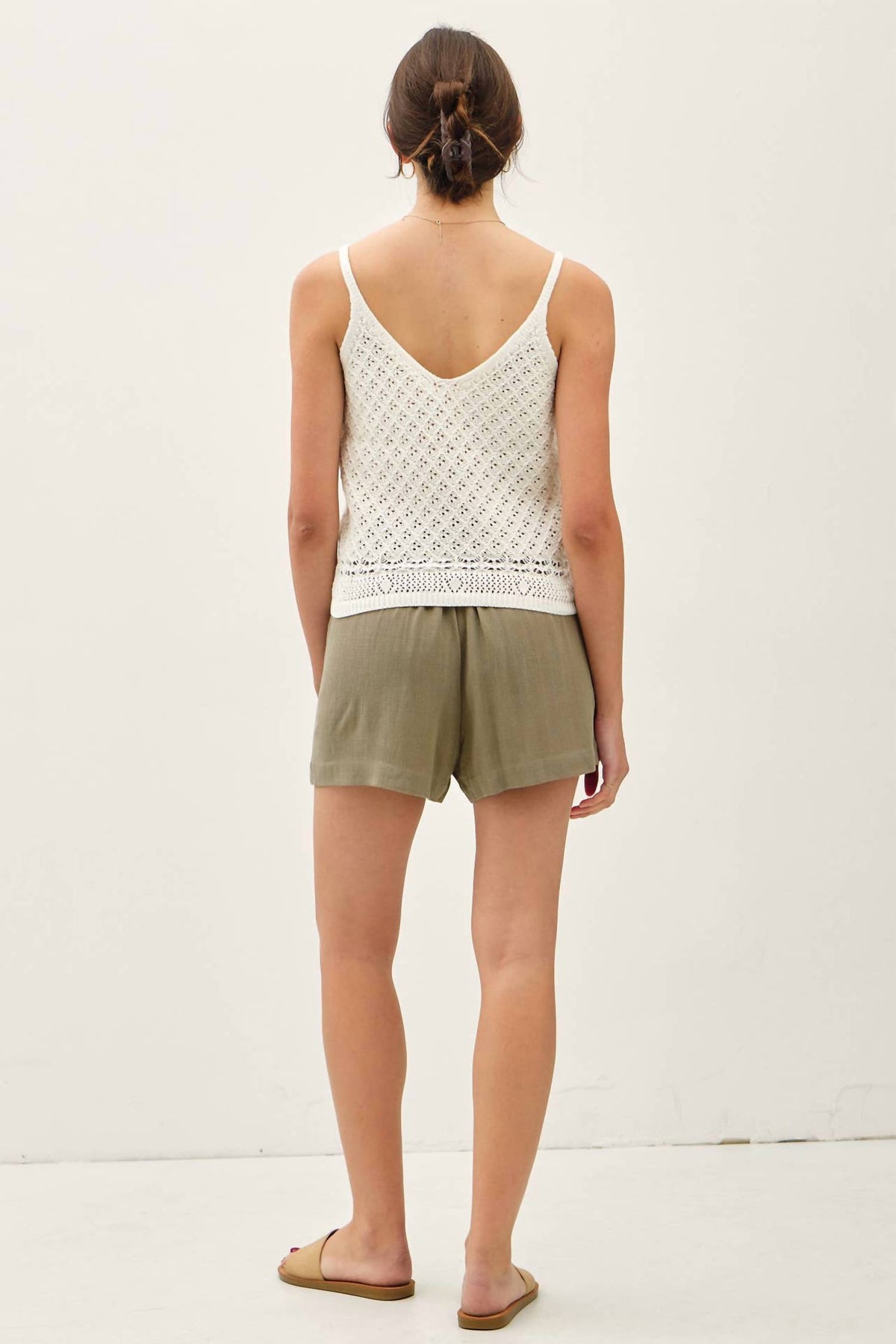 Be Cool - Brynne Knit V-neck Tank Top