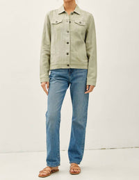 Be Cool - Lightweight Linen Blend Buttoned Jacket