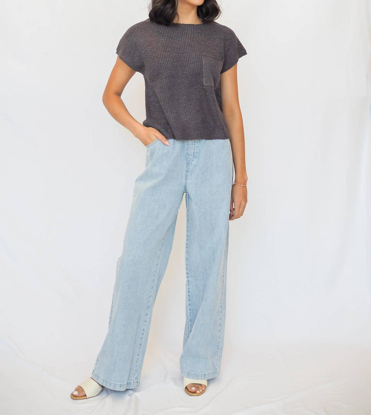 Be Cool - Rooney Wide Leg Denim Pants