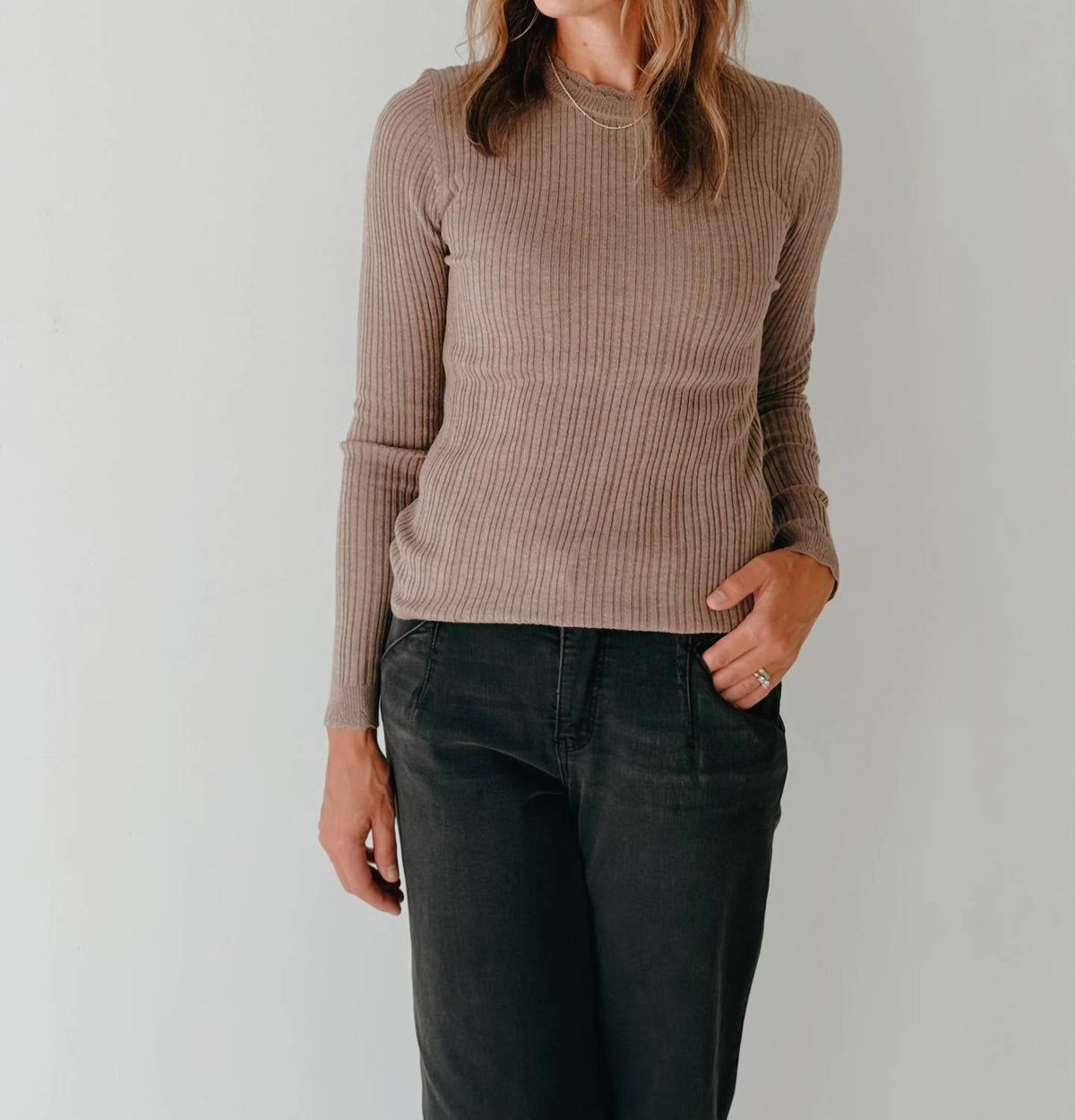 Be Cool - The Scalloped Theory Sweater