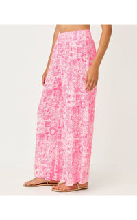 Lilly Pulitzer Enzo Coverup Pants in cherry blossom pink lil fleur de lilly - women's pants - view 4