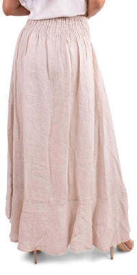 Gigi Moda - Magdalena Linen Maxi Skirt