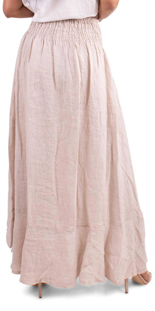 Gigi Moda - Magdalena Linen Maxi Skirt