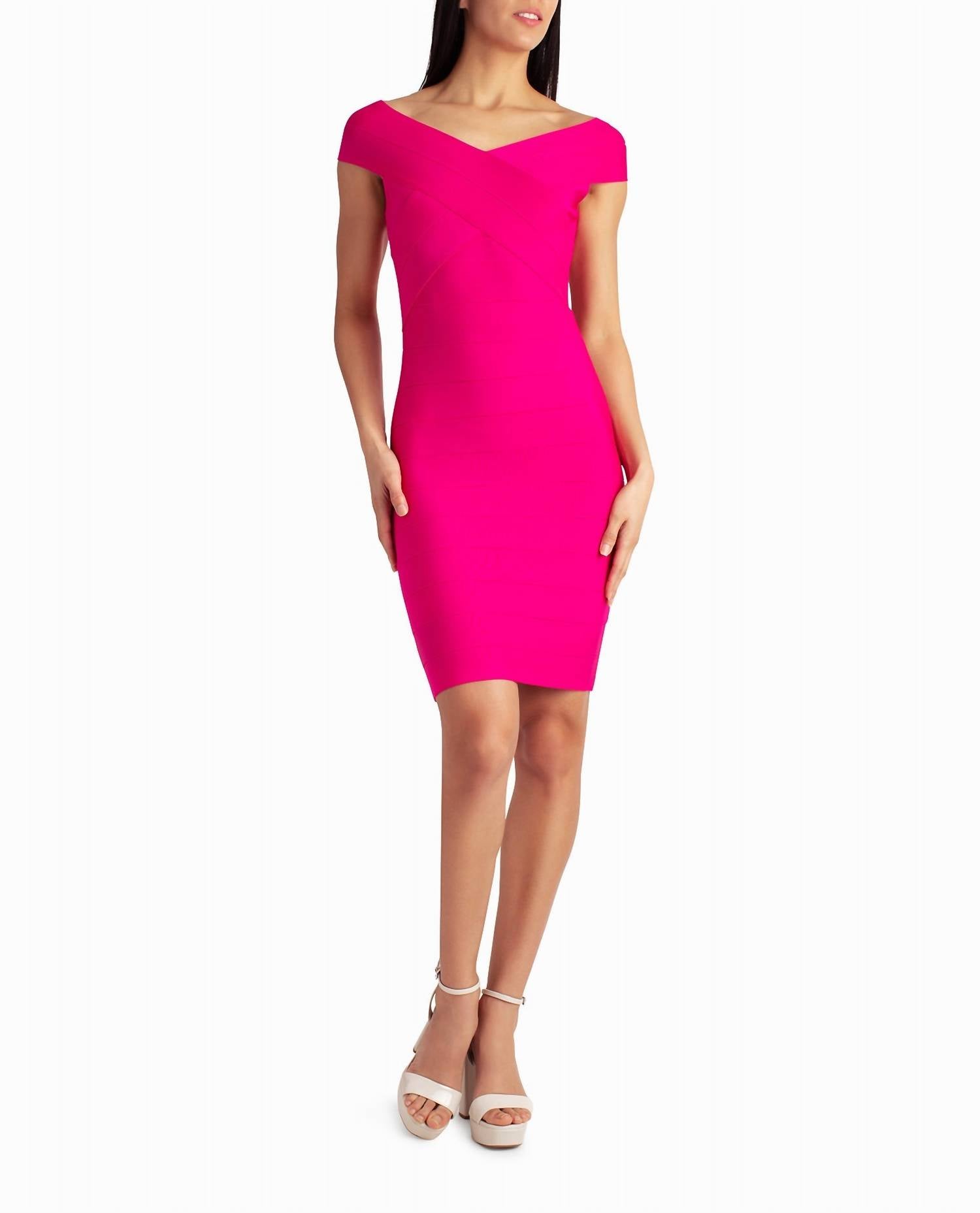 Nicole Miller - Alexandra Off-the-shoulder Dress