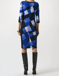 Joseph Ribkoff - Plaid Print Sheath Dress