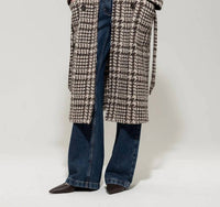 Luisa Cerano - Glencheck Coat With Belt