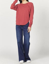 DEAR JOHN DENIM Kira Long Sleeve Top in red orche - women's long sleeve top - view 4