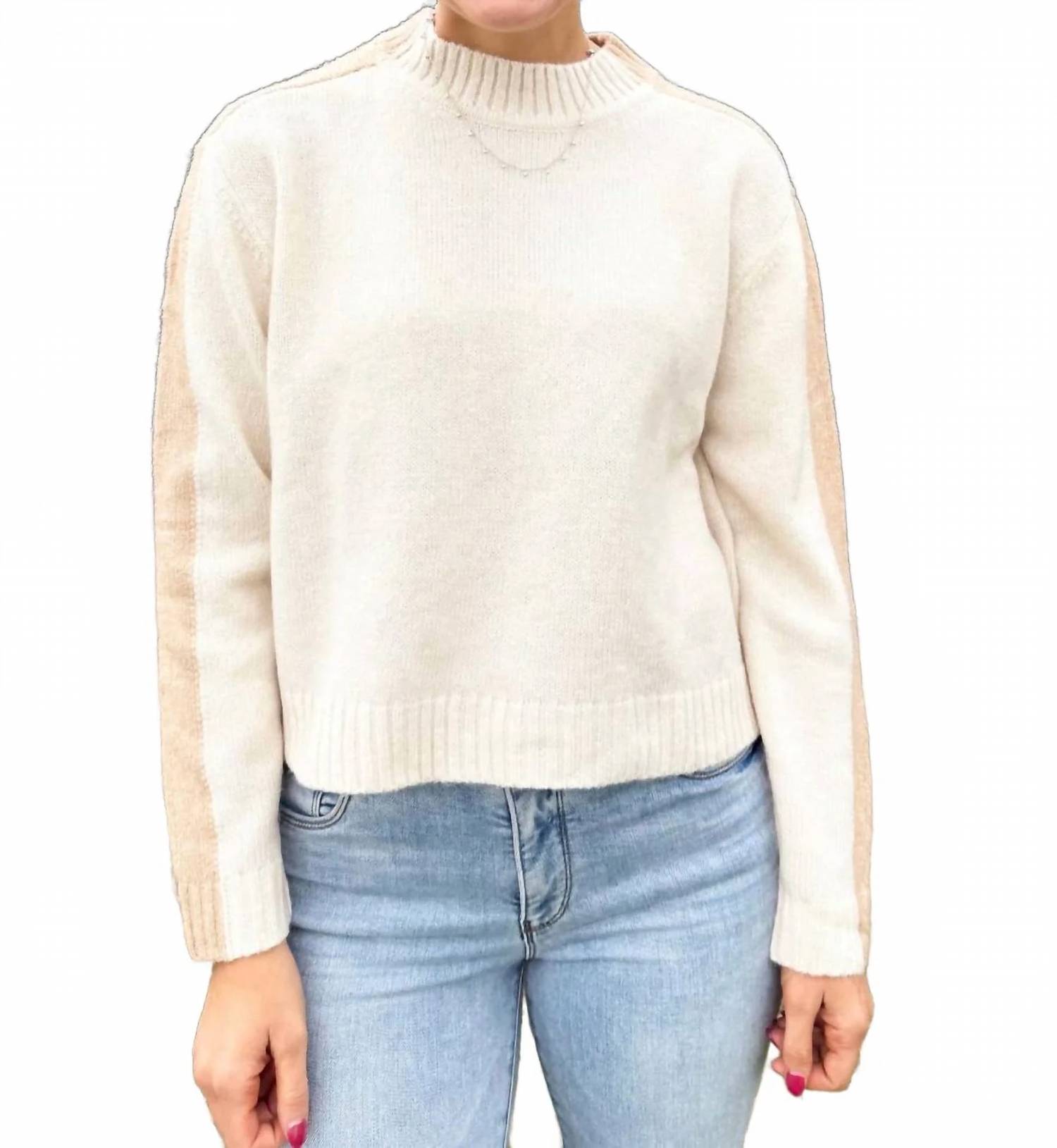 Elan - Color Block Crewneck Sweater