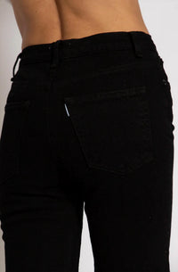 Askk Ny - Women's Slim Crop Wide Leg Jean