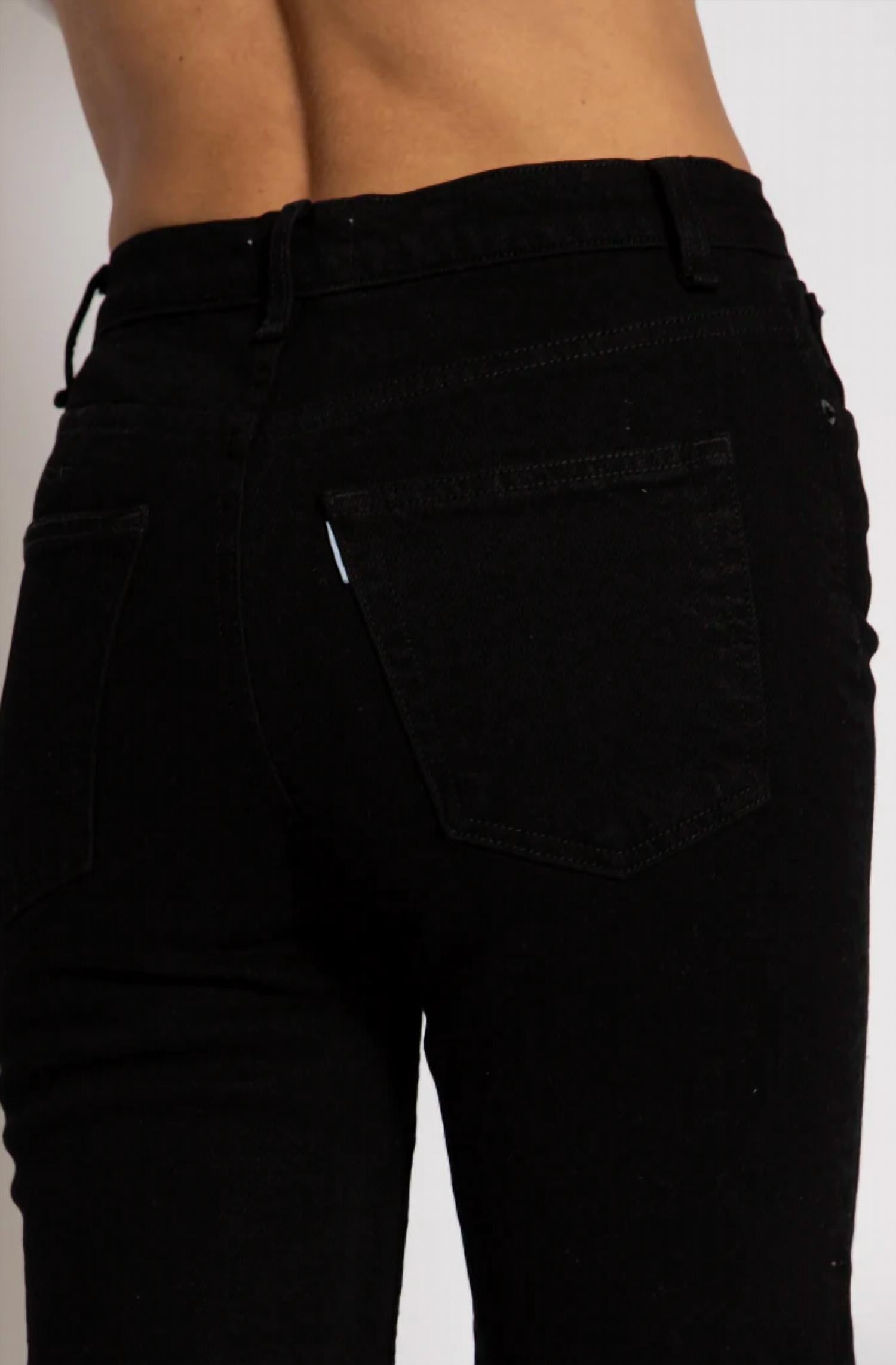 Askk Ny - Women's Slim Crop Wide Leg Jean