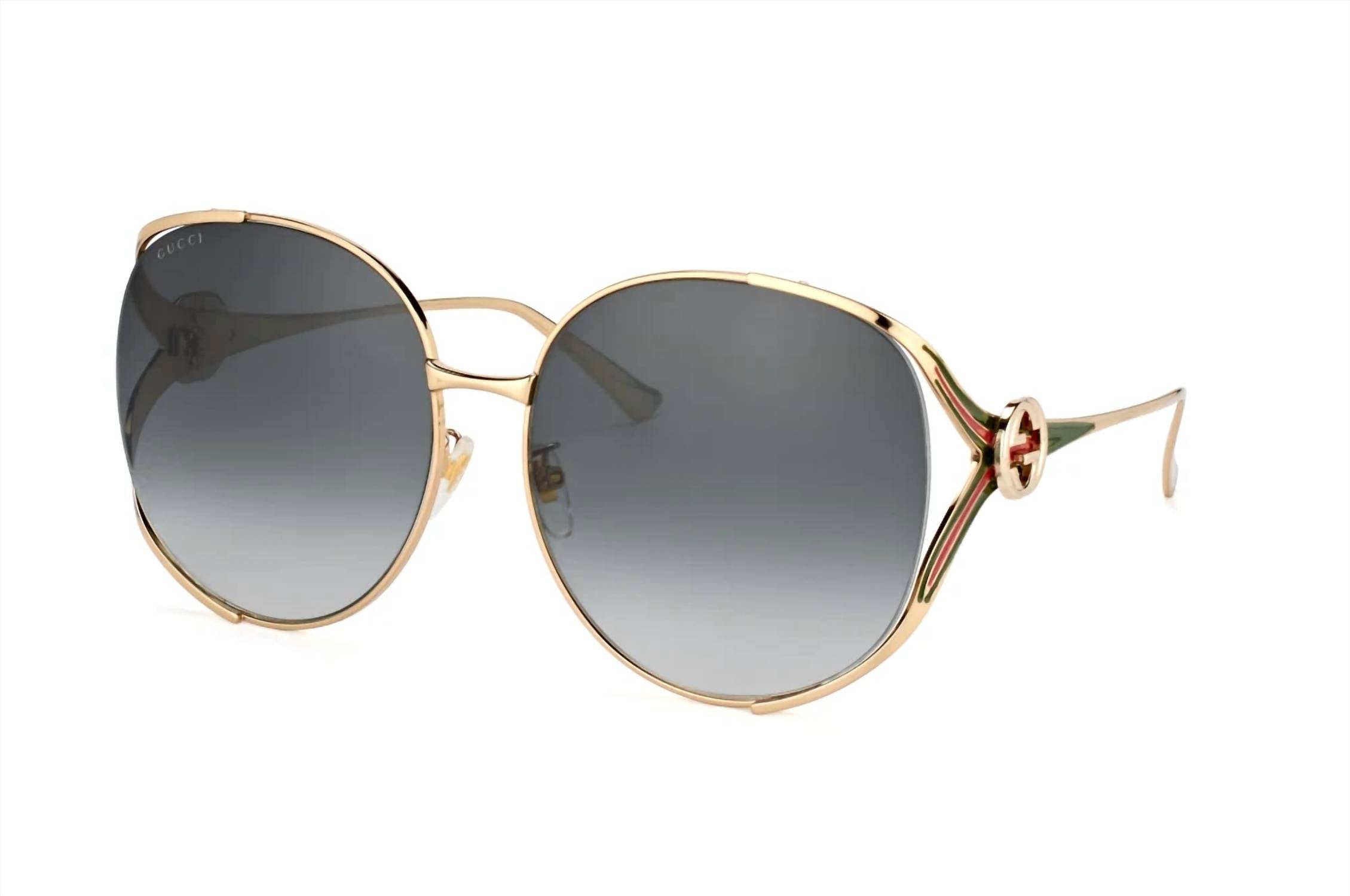 Gucci - Round Non Polarized Sunglasses 0225s - 001