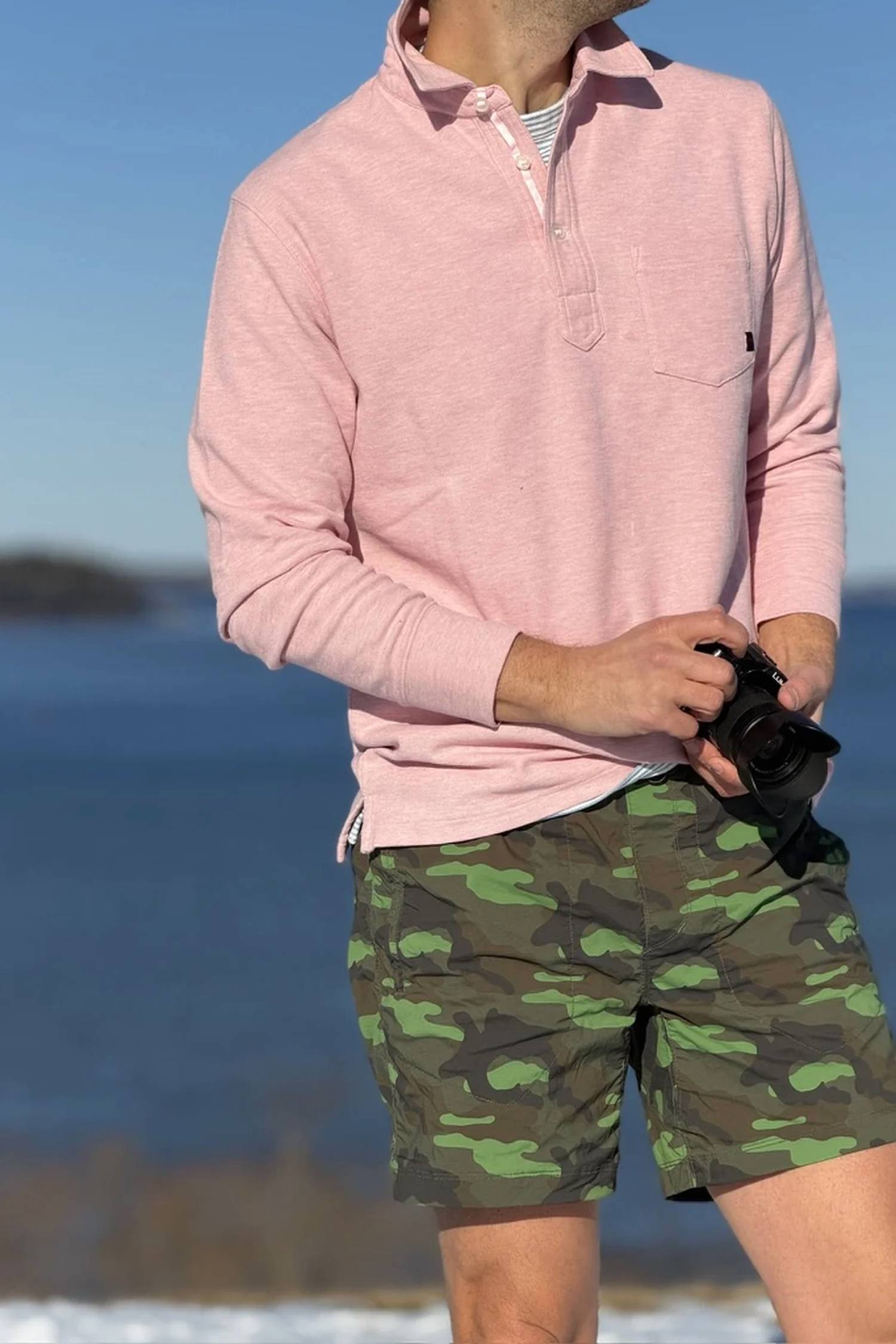 Relwen - Long Sleeve Vintage Pique Polo