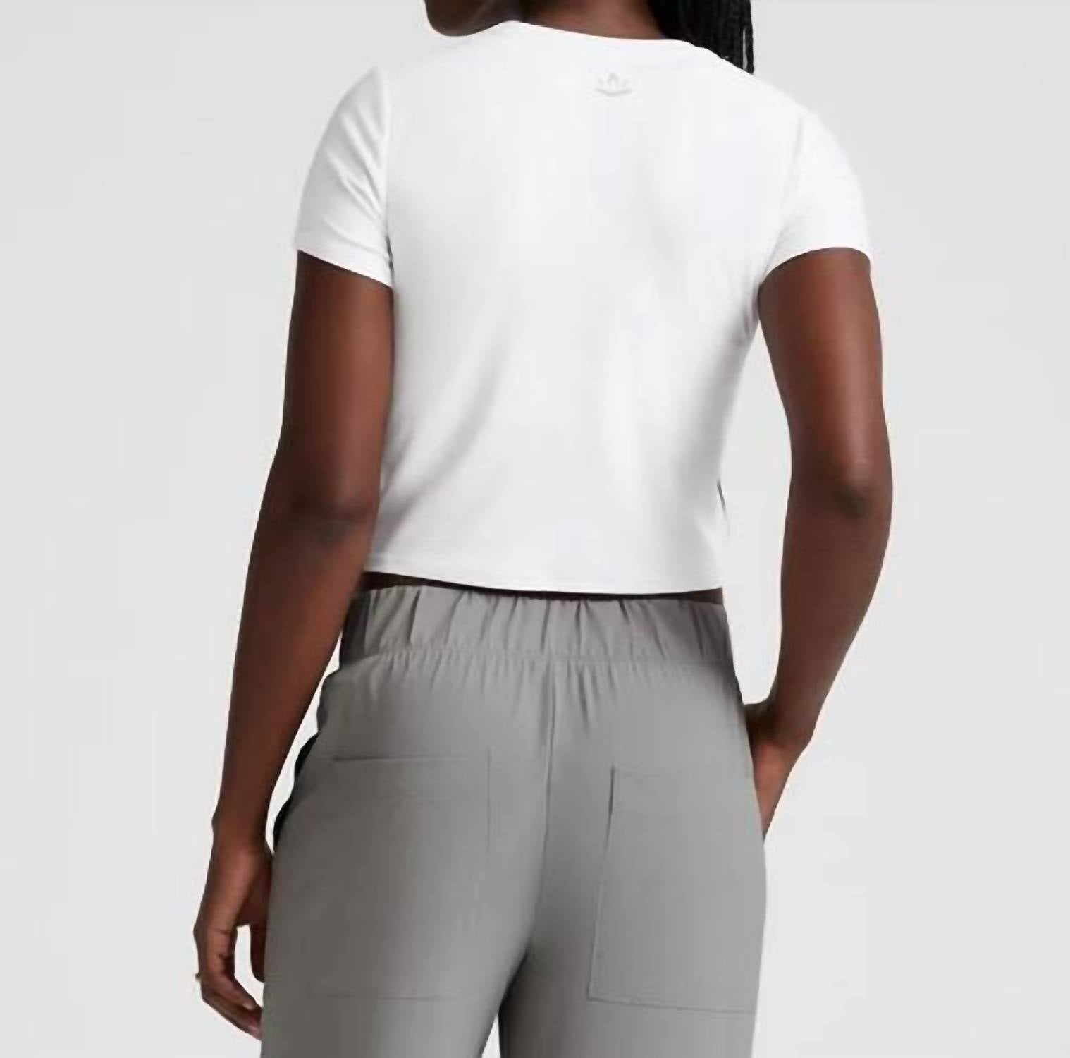 Beyond Yoga - Featherweight Cropped Tee