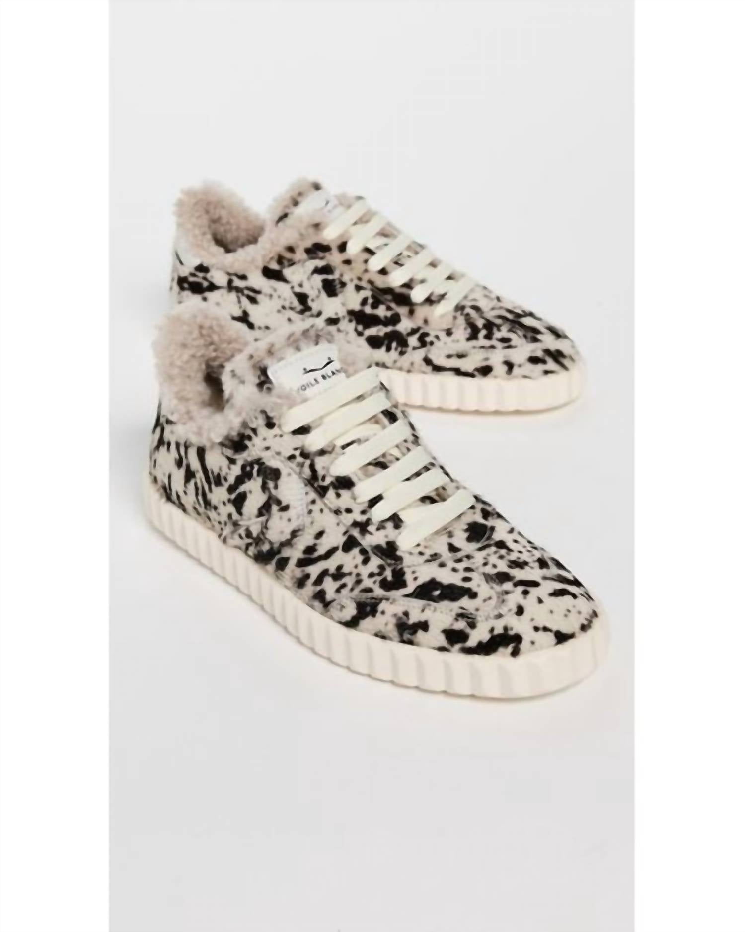 Voile Blanche Women's Ines Sneaker in black white - women's sneaker - alternate view