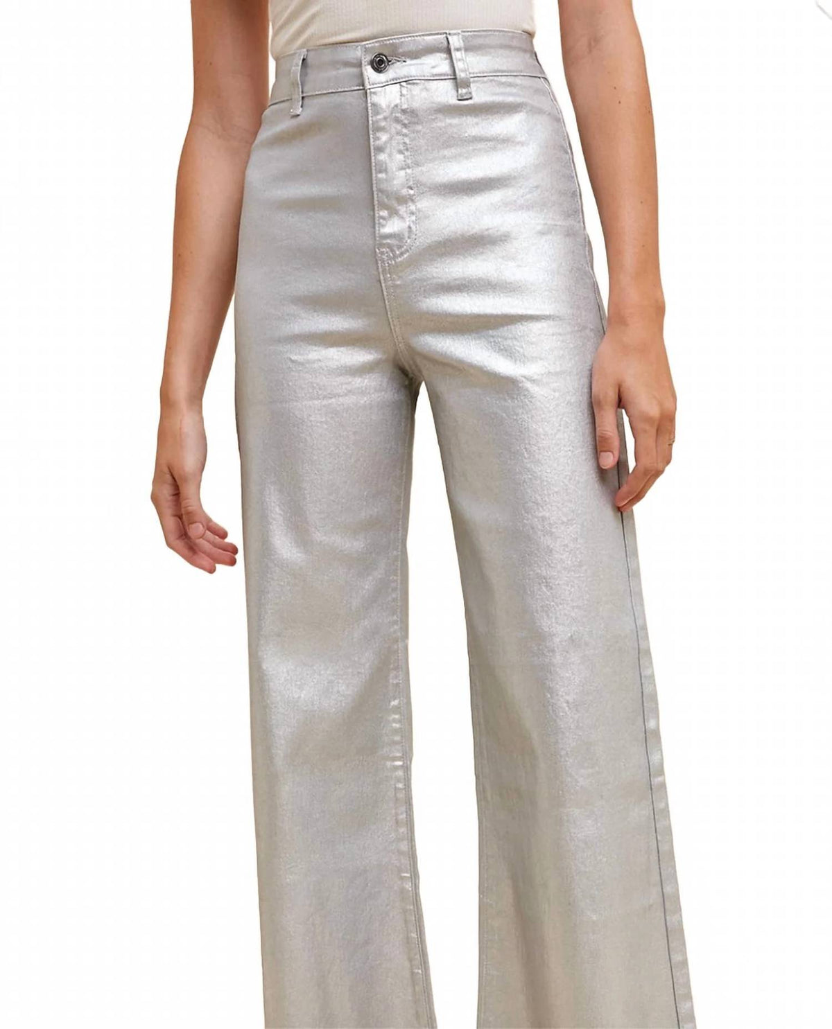 Anniewear - Stretch Wide Leg Denim Jeans